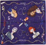 Spanishstyle oversized print handkerchief