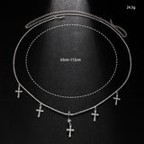 Stonefans Piercing Cross Navel Nnail Body Jewellery Rings