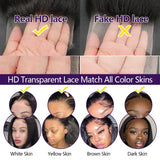 Glueless13x6 Full Frontal HD Lace Wig Chocolate Brown