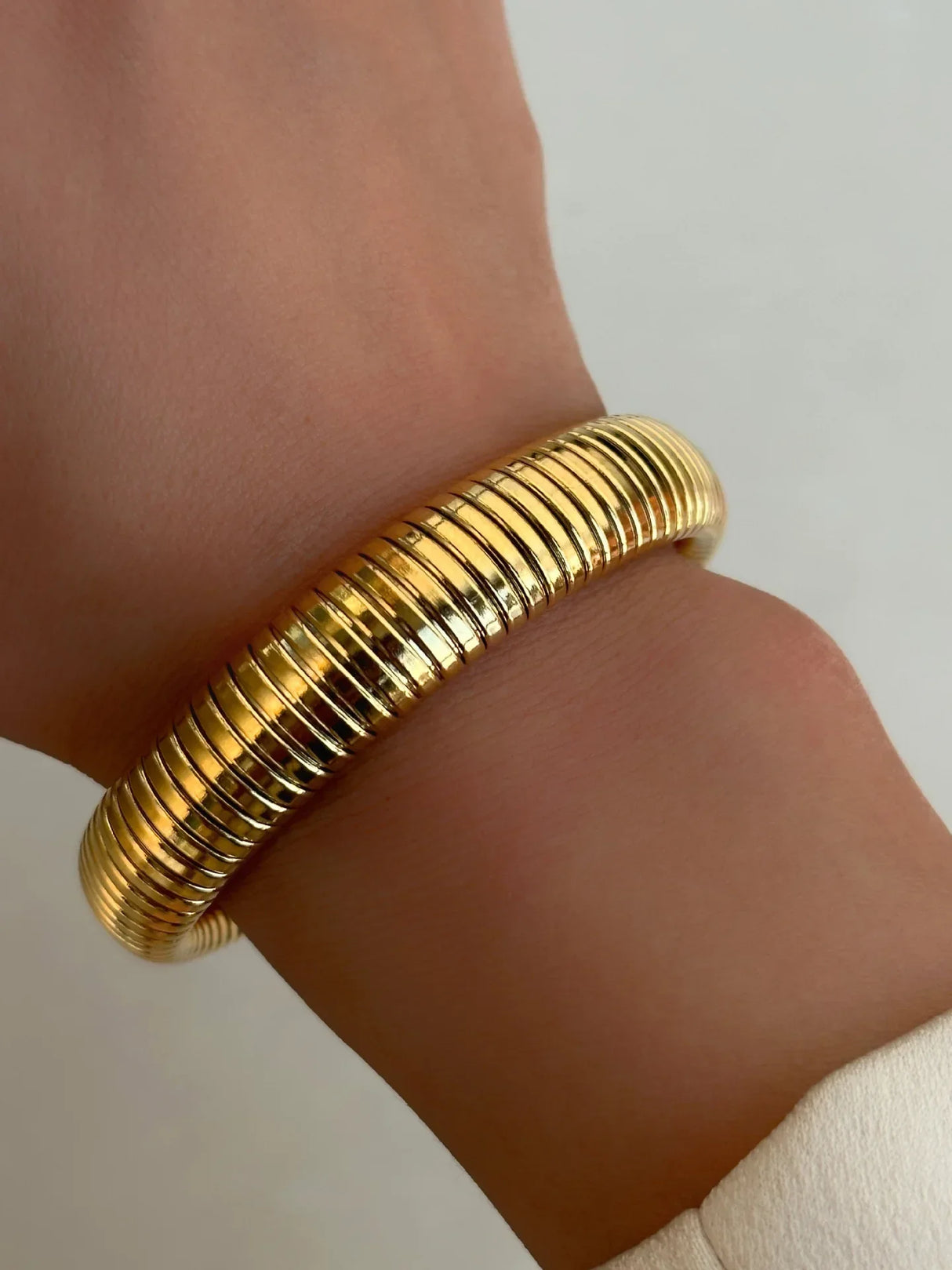 Chic Titanium Steel Gypsy Bracelets Vintage Elastic Gypsygirl