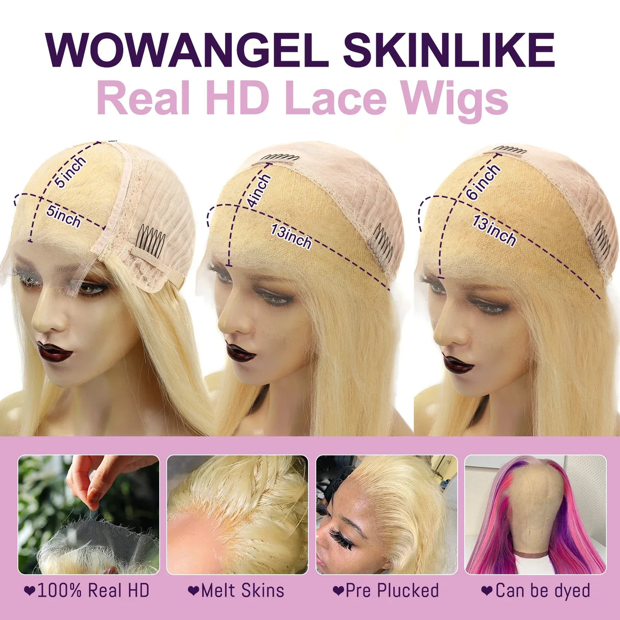 Wow Angel 613 HD Lace Frontal Wig 13X6