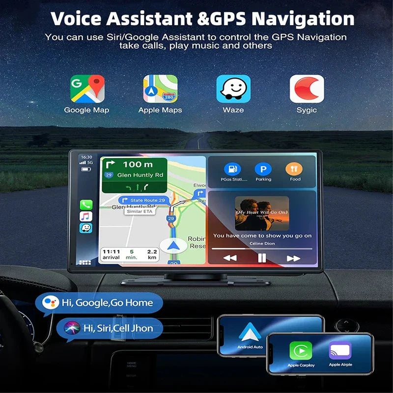 79" Wireless Carplay Android Auto Automotive Multimedia GPS