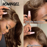 Glueless13x6 Full Frontal HD Lace Wig Chocolate Brown
