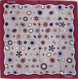 Spanishstyle oversized print handkerchief