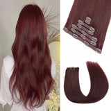 Clip In Hair Extensions 100% Real Human Hair