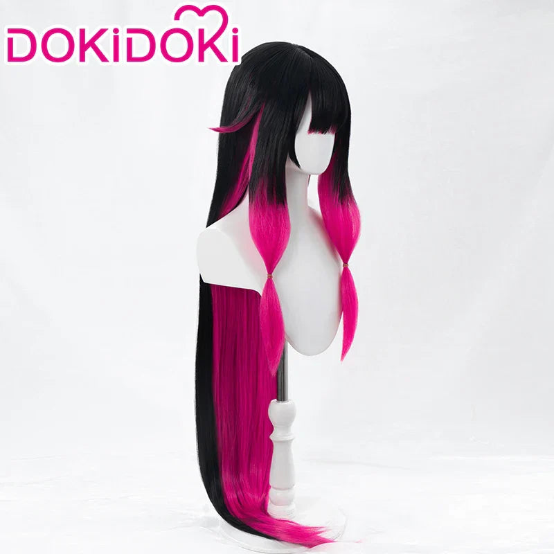 Columbina Wig【110~120CM】 Game Genshin Impact DokiDoki Fatui Harbinger Cosplay Wig Cosplay Columbina Wig Christmas