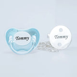 MIYOCAR personalized silver bling pacifier and full silver