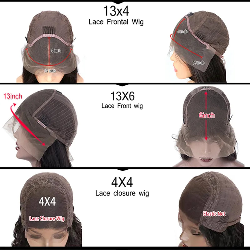 Ginger 13x6 Lace Front Human Hair Wigs For