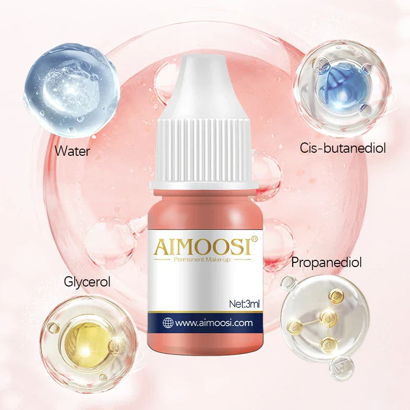 AIMOOSI 3ml Tattoo Ink Permanent Microblading Paint Inks