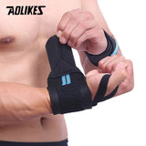 AOLIKES 1 Pair Wristband Wrist Support Weight Lifting
