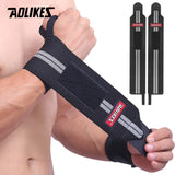 AOLIKES 1 Pair Wristband Wrist Support Weight Lifting