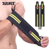 AOLIKES 1 Pair Wristband Wrist Support Weight Lifting