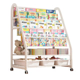 AOLIVIYA Bookshelf Home Simple Iron Floor Shelf Children's