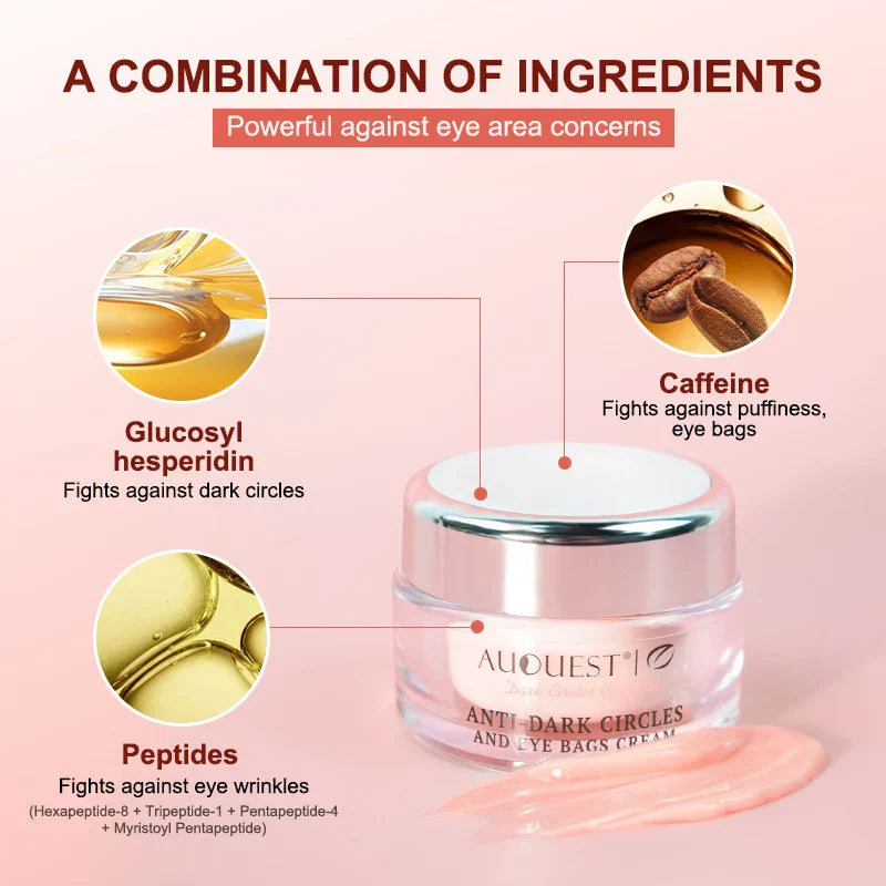 AUQUEST Dark Circles Remover Eye Cream Peptide Anti-Puffiness