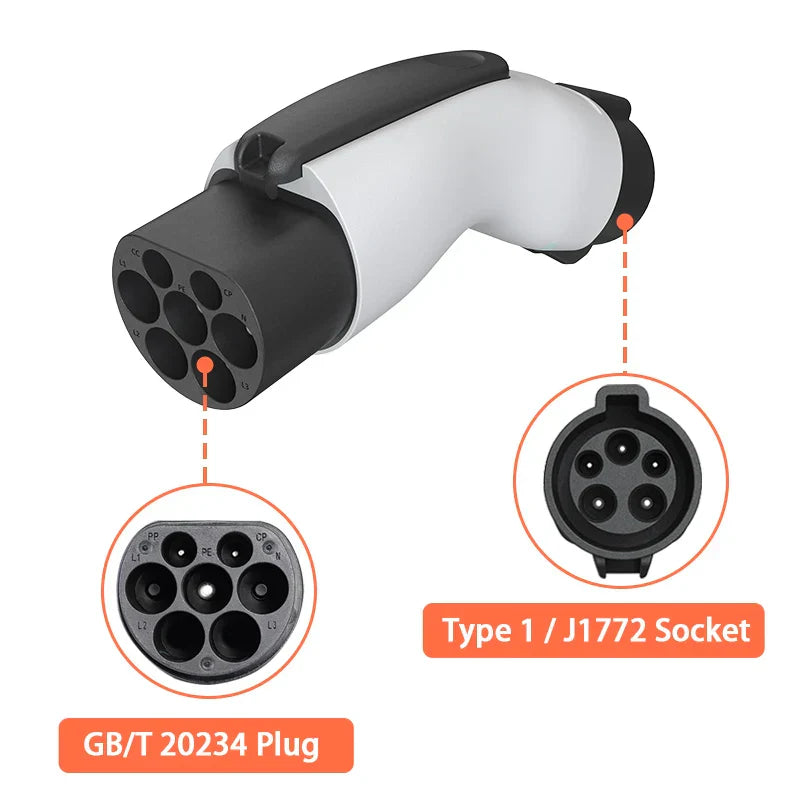 Type 1 To GBT Plug Adapter CCS1 To