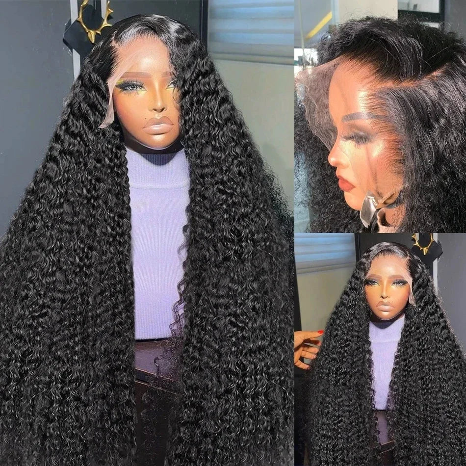 Luvin HD Transparent Deep Wave Frontal Wig 13x4/13x6