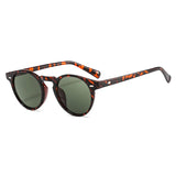 Vintage Round Sunglasses Men Women Brand Designer Fashion