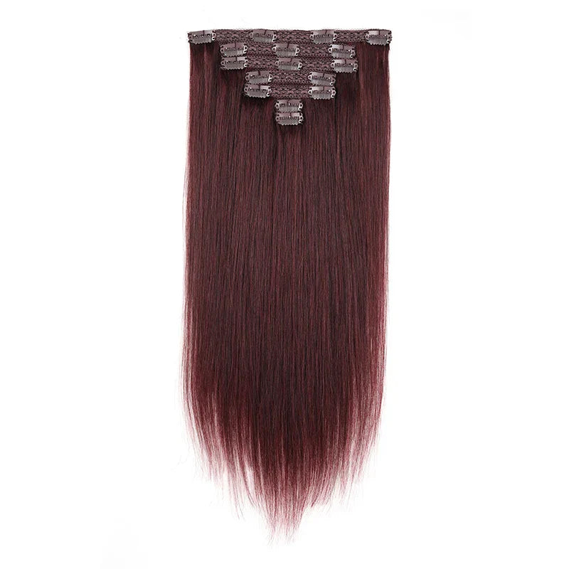 Clip In Hair Extensions 100% Real Human Hair