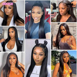 Straight Lace Front Human Hair Wigs 13x4 Hd