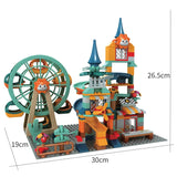 Marble Run Architecture Castle Building Blocks Car Action