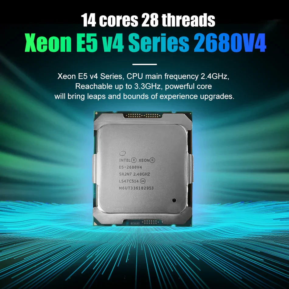 Used Intel XEON E5 2680 V4 CPU Processor