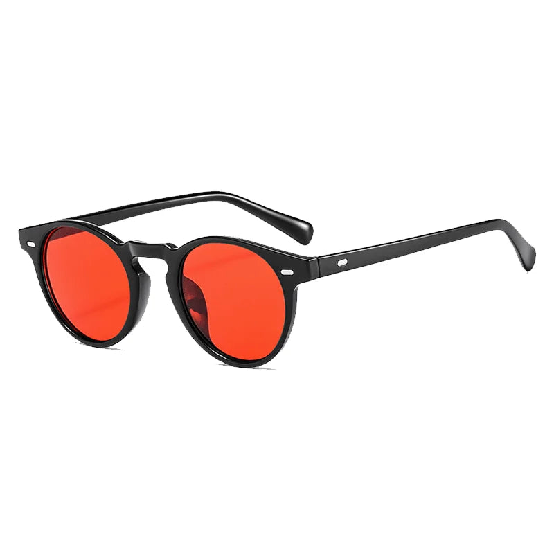 Vintage Round Sunglasses Men Women Brand Designer Fashion