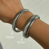 Chic Titanium Steel Gypsy Bracelets Vintage Elastic Gypsygirl
