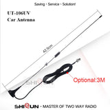 UT-106UV Radio Car Antenna BNC Magnetic Aerial Dual
