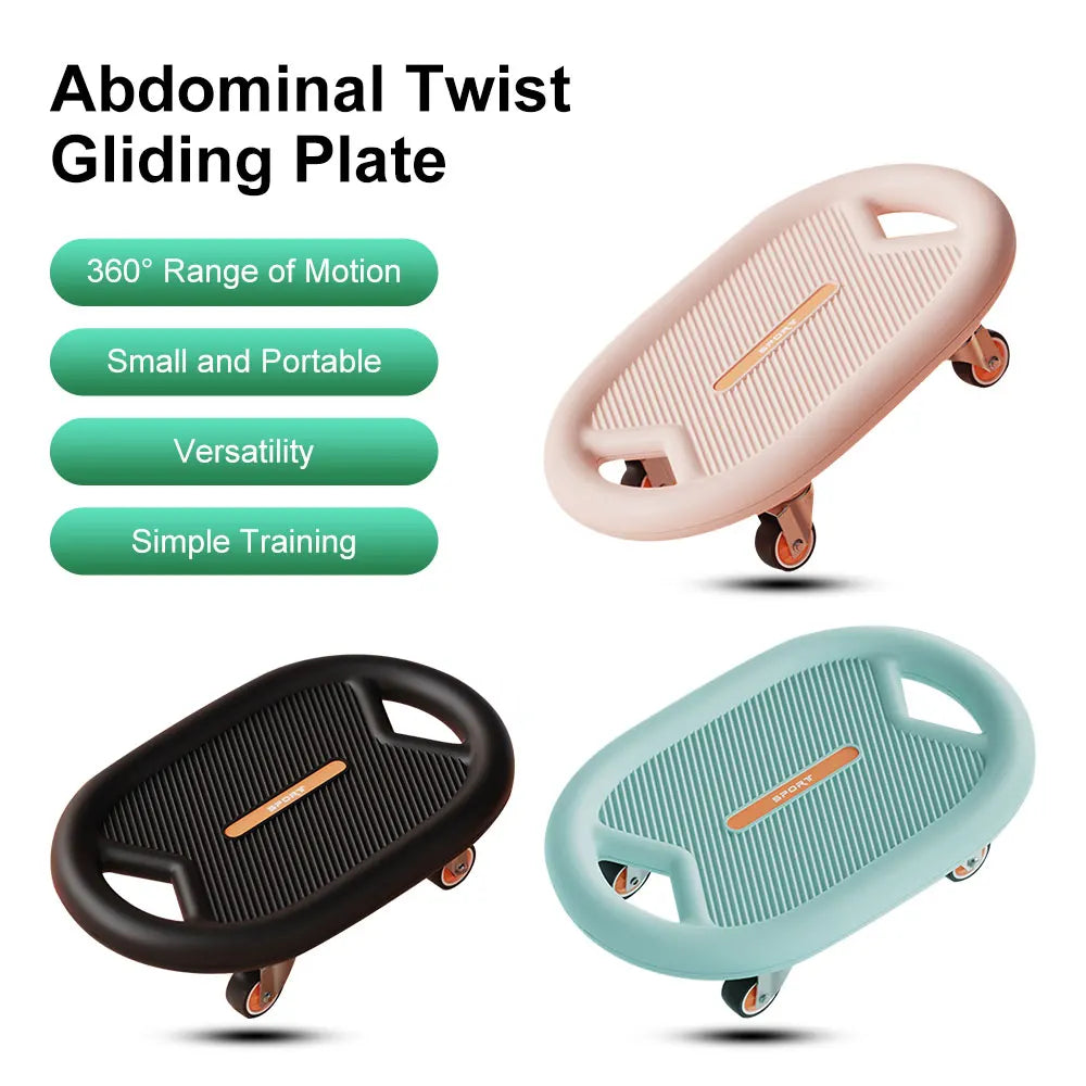 Abdominal Muscle Sliding Plate Mute Ab Rollers Abdominal