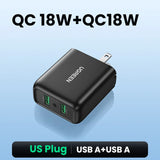 Ugreen USB Charger Quick Charge 3.0 36W Fast