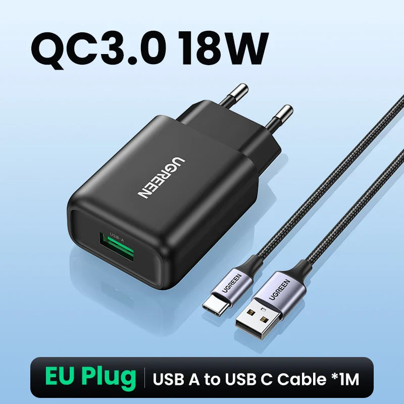 Ugreen USB Quick Charge 3.0 QC 18W USB