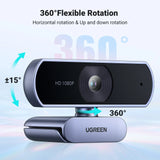 UGREEN USB Webcam 1080P HD Mini Webcam For