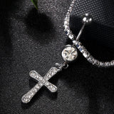 Stonefans Piercing Cross Navel Nnail Body Jewellery Rings