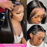 Straight Lace Front Human Hair Wigs 13x4 Hd