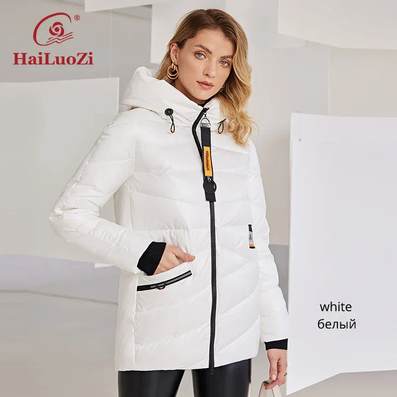 HaiLuoZi 2022 New Winter Women's Jacket Warm and
