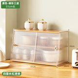 Acrylic Kitchen Shelf Desktop Multi-layer Meal Side Cabinet