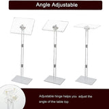 Acrylic Podium Stand Angle Adjustable Modern Lecterns &