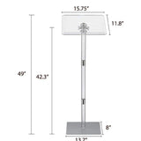 Acrylic Podium Stand Angle Adjustable Modern Lecterns &