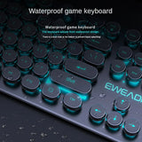 Cool Backlit Floating Button Design 104 Keys Waterproof