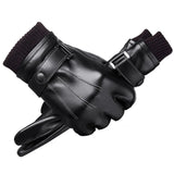 Winter Gloves For Men Leather Gloves Tactical Touchscreen