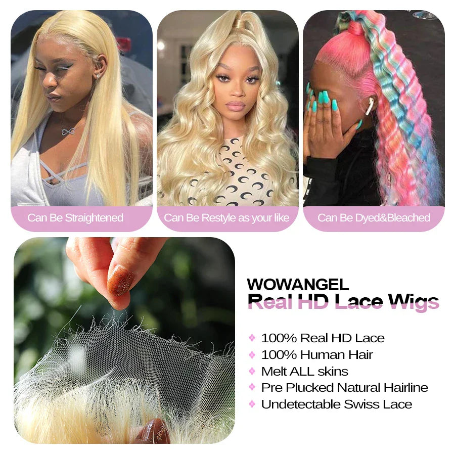 Wow Angel 613 HD Lace Frontal Wig 13X6