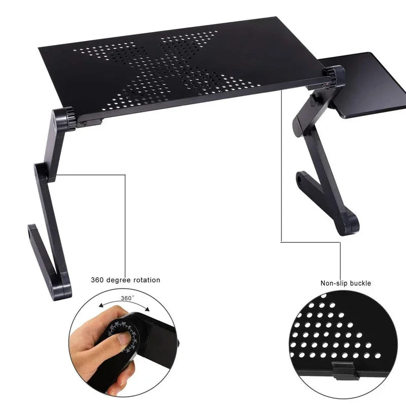 Adjustable Laptop Desk Ergonomic Portable TV Bed Lapdesk