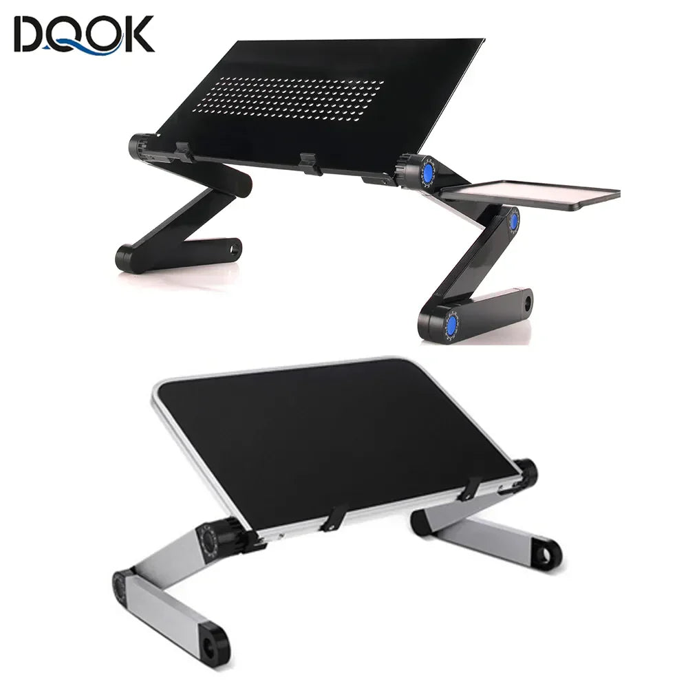 Adjustable Laptop Desk Stand Portable Aluminum Ergonomic Lapdesk