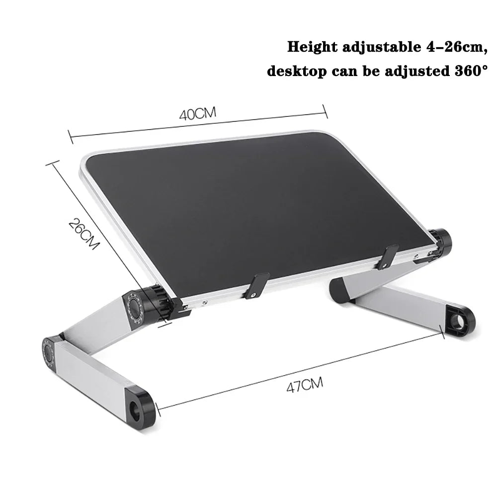 Adjustable Laptop Desk Stand Portable Aluminum Ergonomic Lapdesk