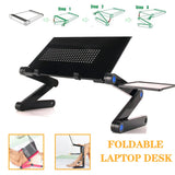 Adjustable Laptop Desk Stand Portable Aluminum Ergonomic Lapdesk