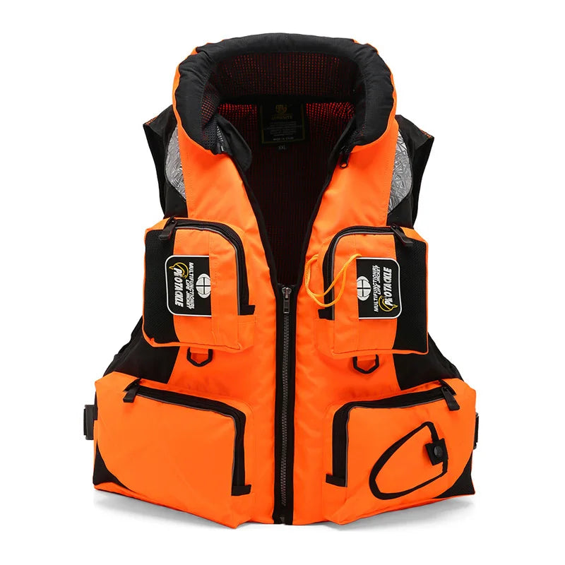 Adult Life Jacket Adjustable Buoyancy Aid Swimming Boating