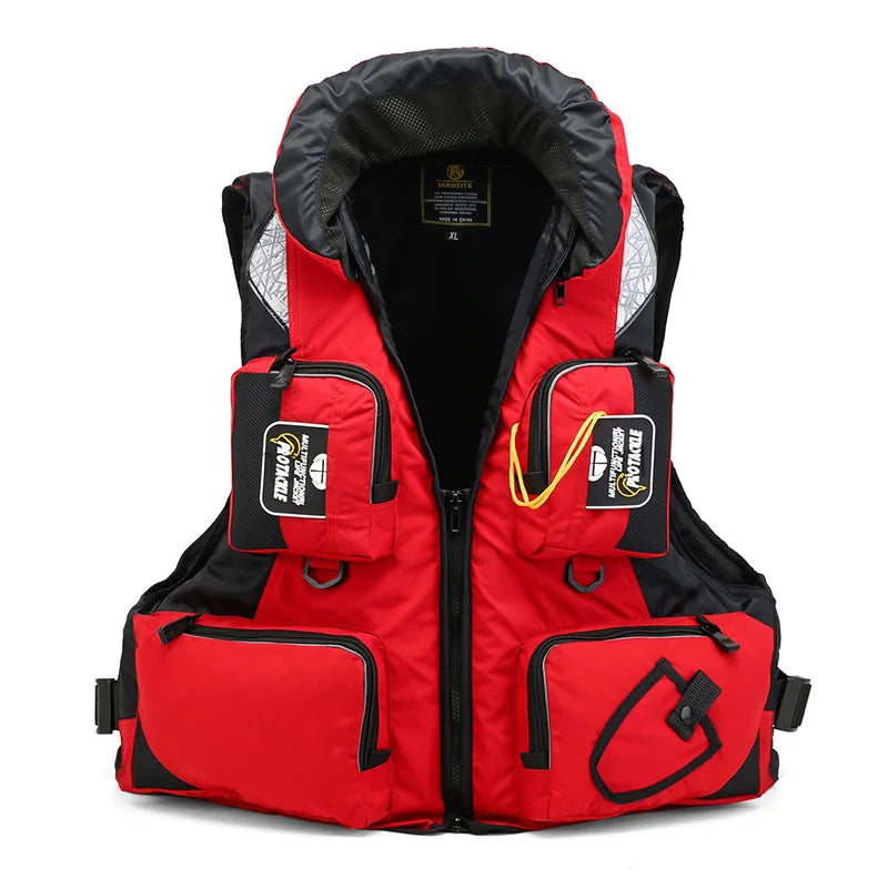 Adult Life Jacket Adjustable Buoyancy Aid Swimming Boating