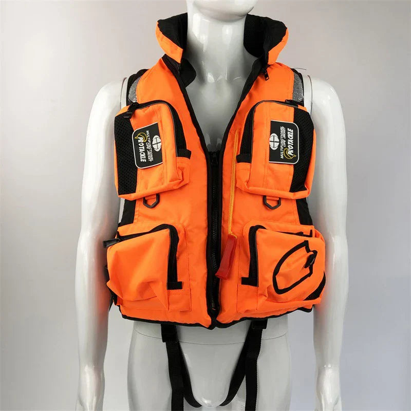 Adult Life Jacket Adjustable Buoyancy Aid Swimming Boating