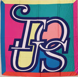 Spanishstyle oversized print handkerchief