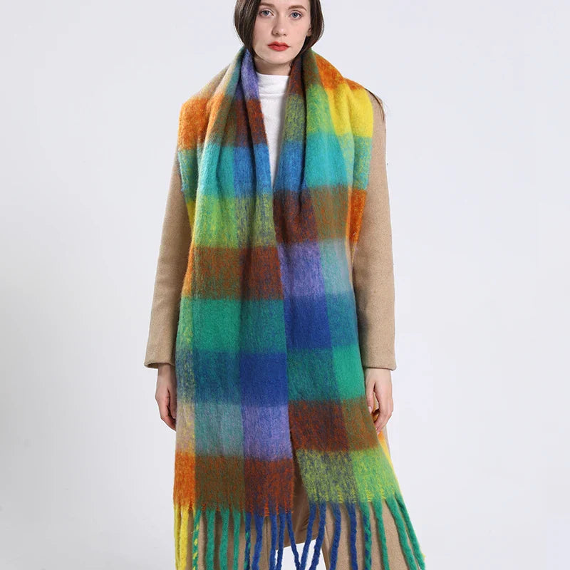 NEW Luxury Winter Thick Warm Scarf Women Cashmere